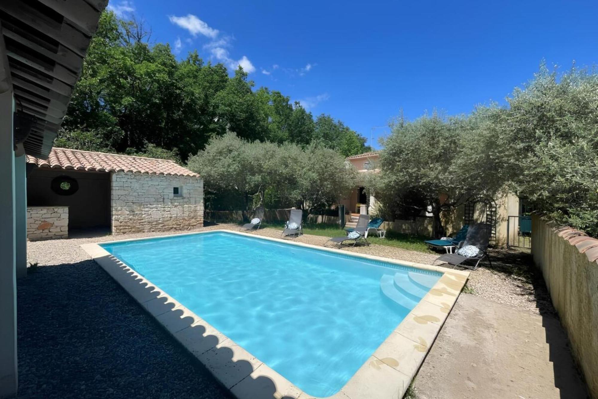 Les Oliviers - Villa 10 People - 5 Min Ardeche Saint-Julien-de-Peyrolas Exterior photo